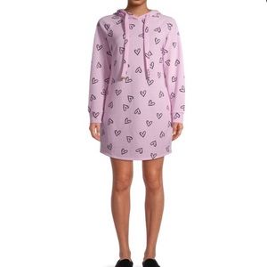 No Boundaries Pink Hooded Dress